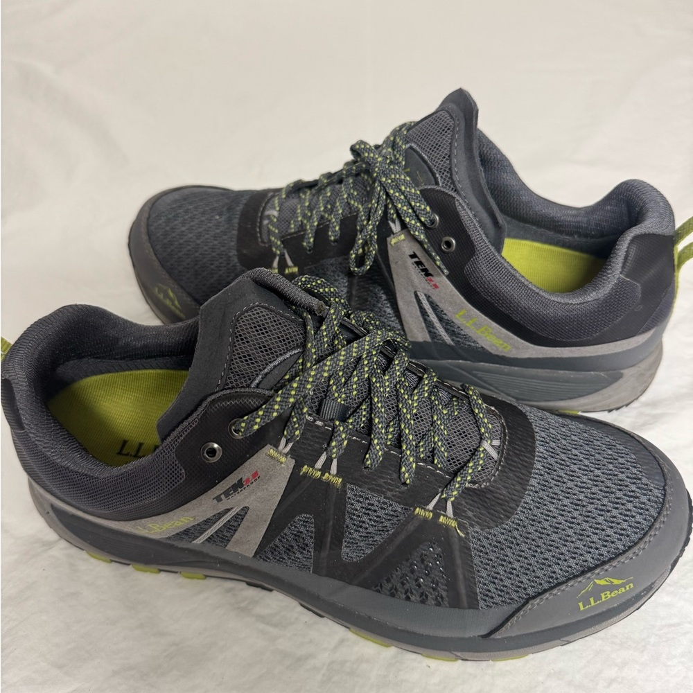 L.L. Bean Charcoal and Lime Casual Shoes